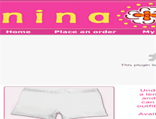 Tablet Screenshot of ninabella.com